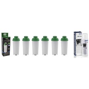 Filter Logic CFL-950B filtr (za DeLonghi DLS C002) 6 ks + DeLonghi SER3013 Milk Clean