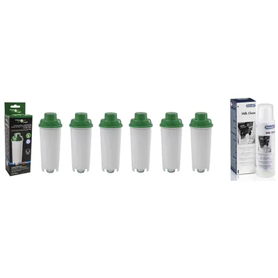 Filter Logic CFL-950B filtr (za DeLonghi DLS C002) 6 ks + DeLonghi SER3013 Milk Clean