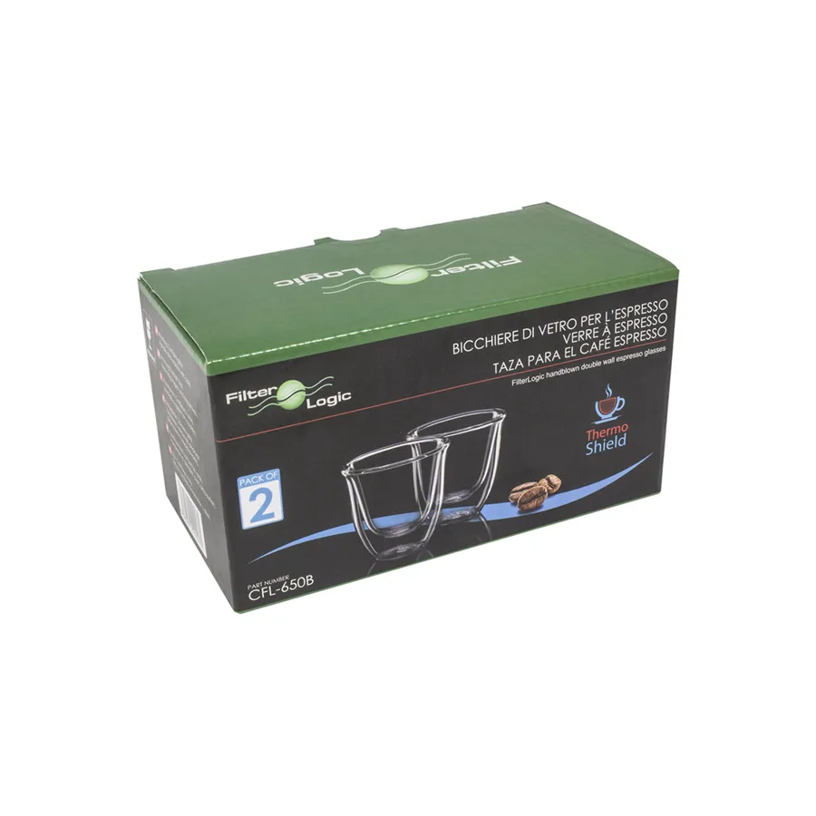 Filter Logic CFL-655B Espresso skleničky 2 ks 70 ml
