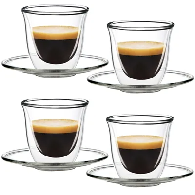 Filter Logic CFL-657 Espresso sklenička s podšálkem 70 ml 4 ks