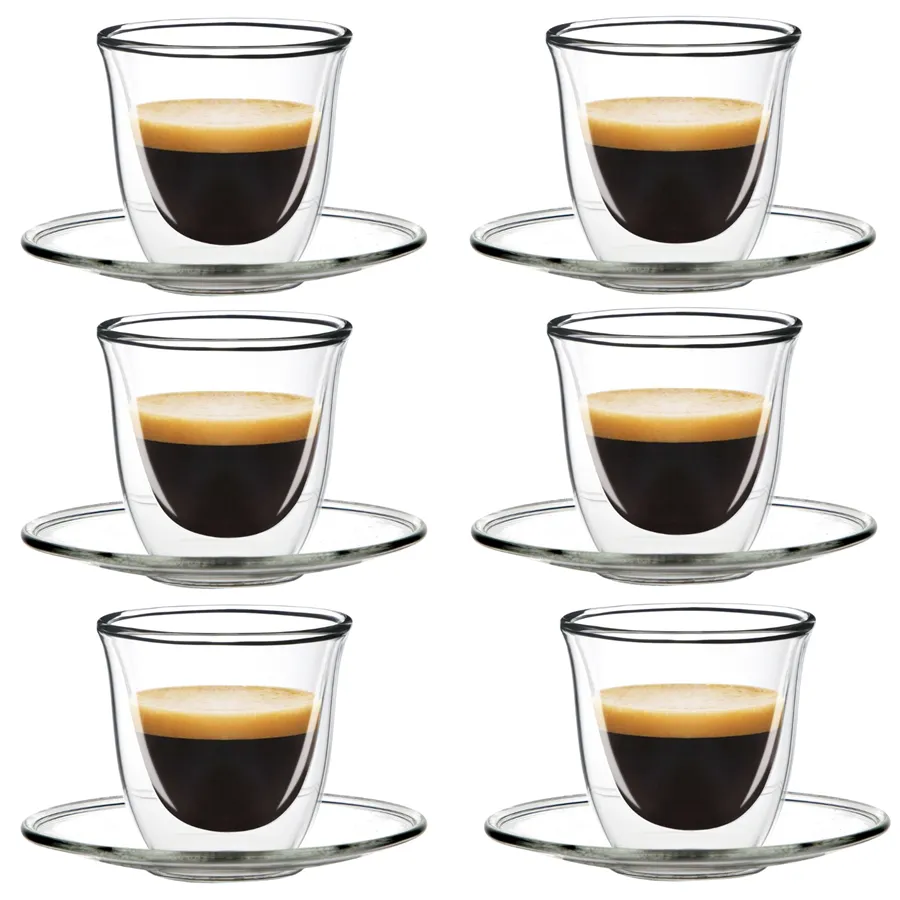 Filter Logic CFL-657 Espresso sklenička s podšálkem 70 ml 6 ks