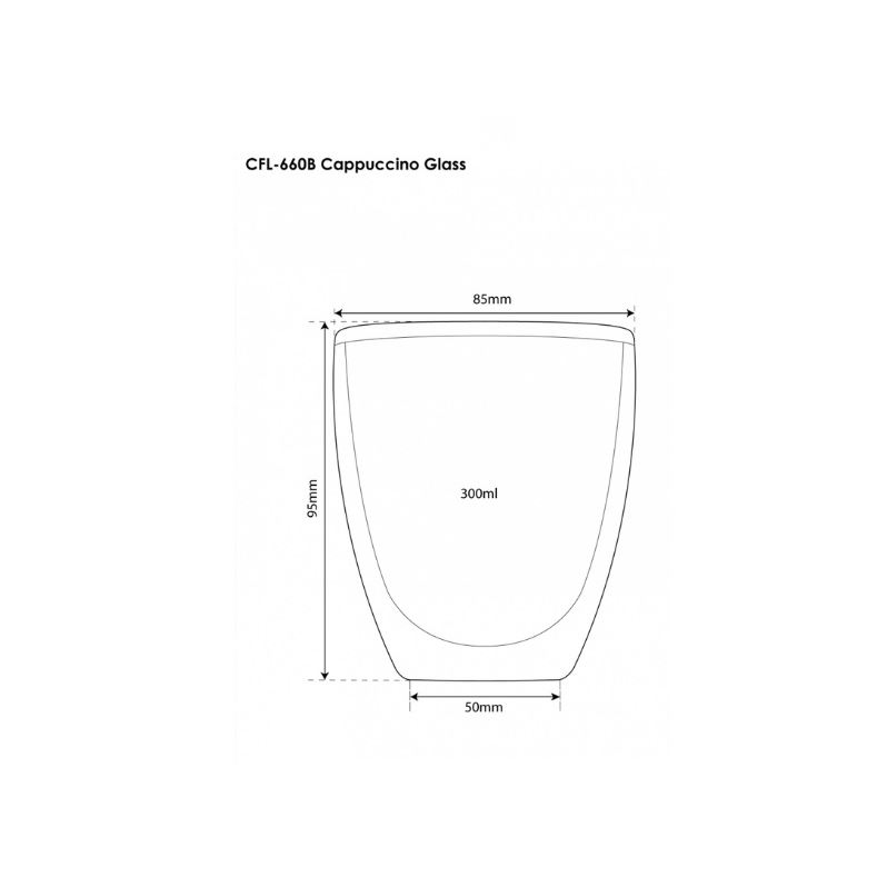 Filter Logic CFL-660B Cappuccino skleničky 2 ks 220 ml