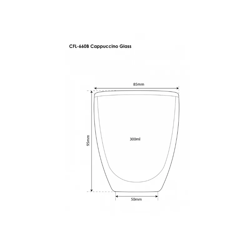 Filter Logic CFL-660B Cappuccino skleničky 2 ks 220 ml