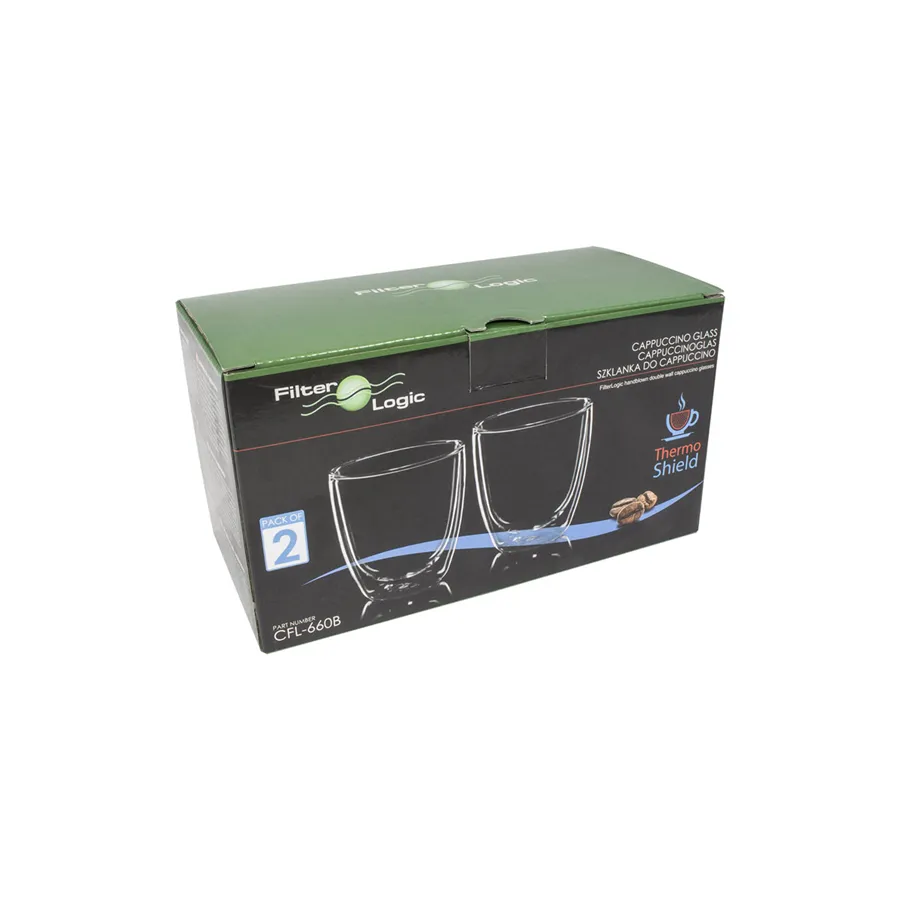 Filter Logic CFL-660B Cappuccino skleničky 2 ks 220 ml