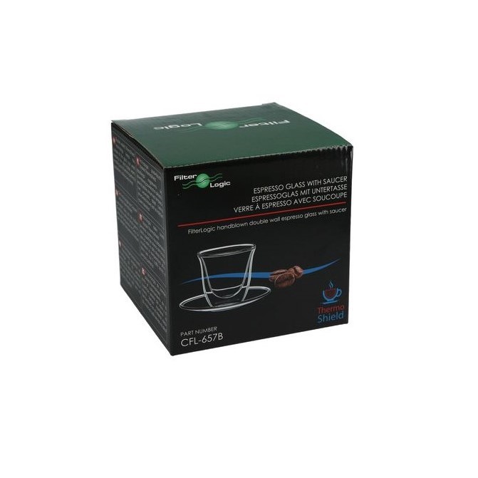 Filter Logic CFL-657 Espresso sklenička s podšálkem 70 ml