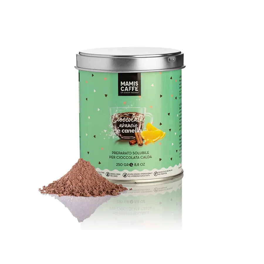 Mami´s Caffé Choco Pomeranč,skořice plechovka 250 g 