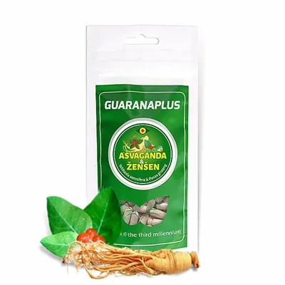 Guaranaplus Ašvaganda + Ženšen 100 kapslí