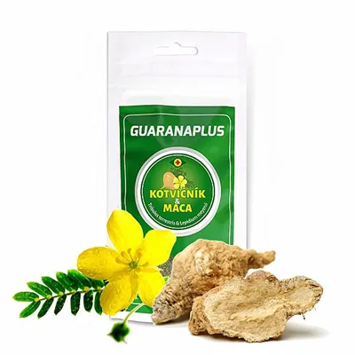 Guaranaplus Kotvičník + Maca, 100 kapslí