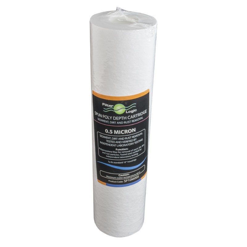 Filter Logic SP10M005 polypropylenový mechanický filtr PP 10" Slimline 0,5 µm