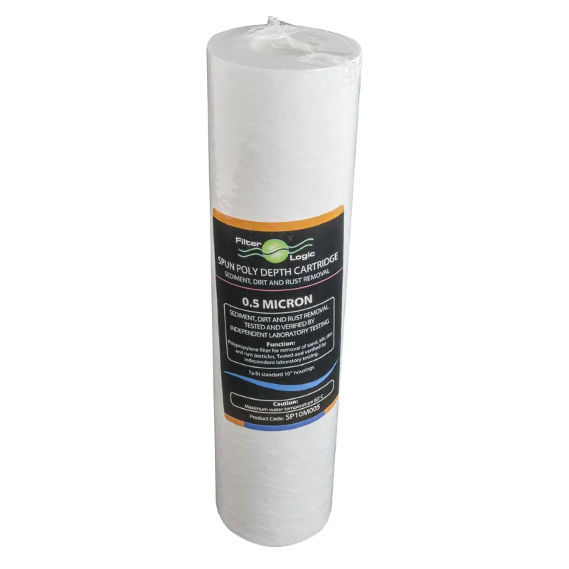Filter Logic SP10M005 polypropylenový mechanický filtr PP 10" Slimline 0,5 µm