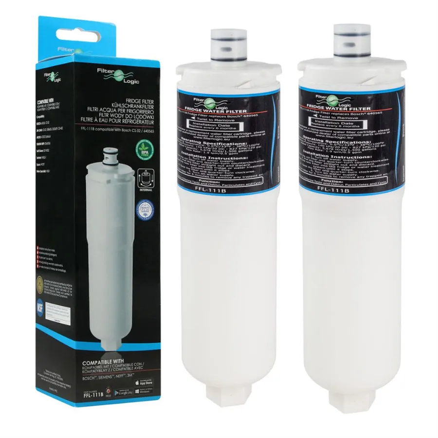 FilterLogic FFL-111B filtr do lednice (kompatibilní s Bosch Siemens 3M CS-51 / CS-52) 2 ks