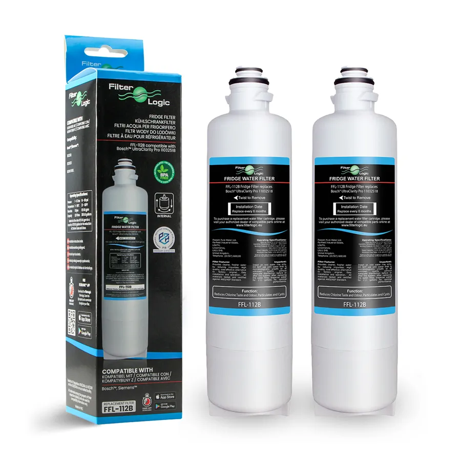 FilterLogic FFL-112B vodní filtr do lednice náhrada za Ultraclarity Pro 11032518 2 ks