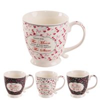 Orion hrnek porcelánový Romantic 450 ml mix barev