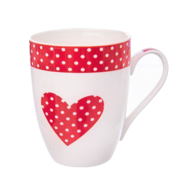 Orion hrnek porcelánový TEČKA 380 ml 