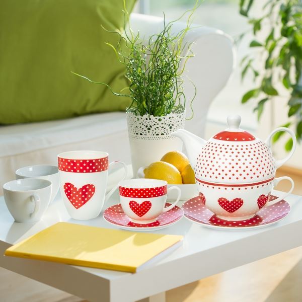 Orion hrnek porcelánový TEČKA 380 ml 