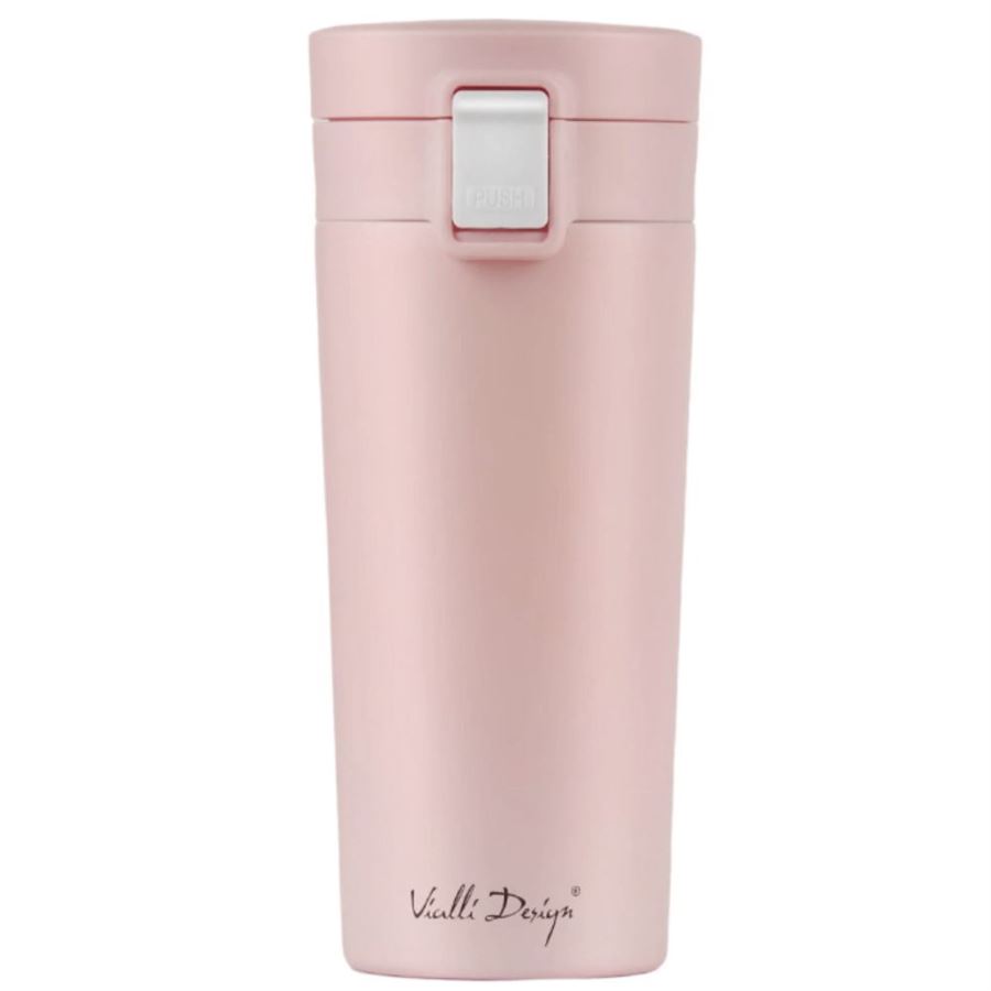Levně Vialli Design termohrnek FUORI 400 ml růžový