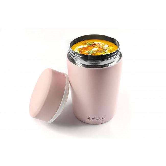 Vialli Design termoska na jídlo FUORI rúžová 500 ml