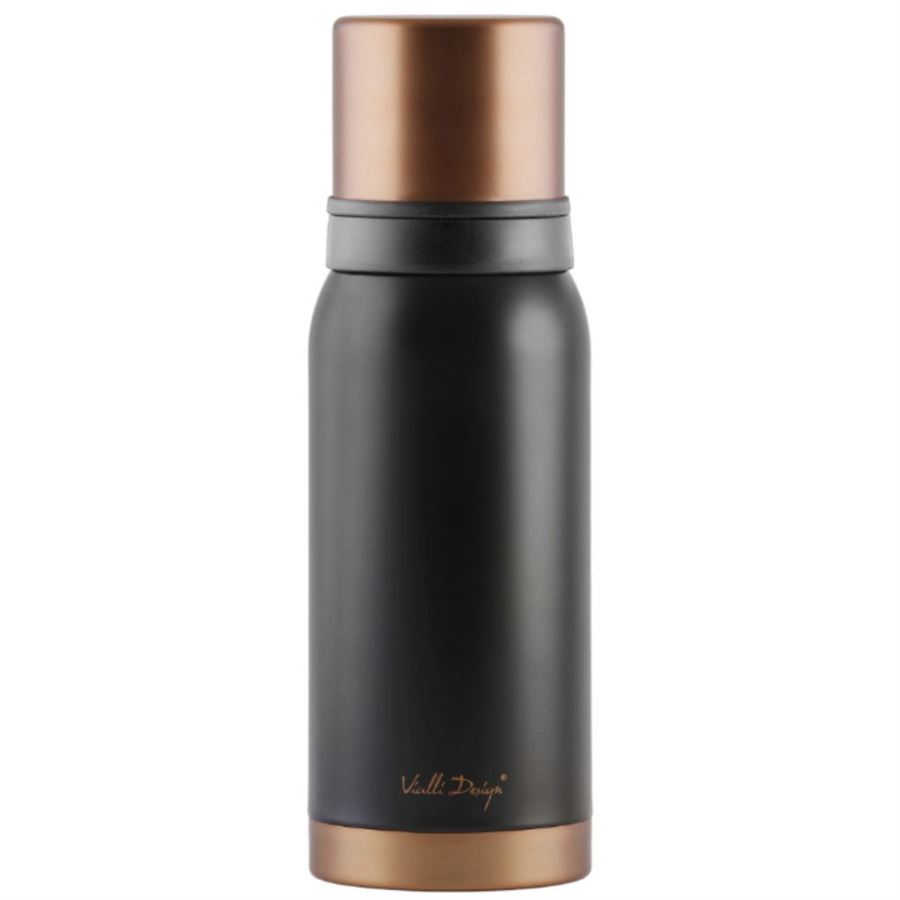 Levně Vialli Design turistická termoska FUORI černá 1 l (black rose gold)