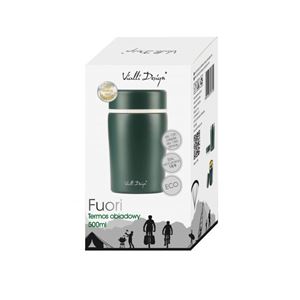 Vialli Design termoska na jídlo FUORI zelená 500 ml