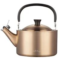 Vialli Design DIAMANTE čajová konvice s píšťalkou, matná, rose gold 1,5 l