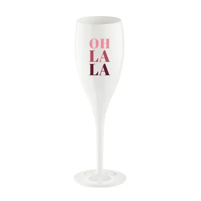 Koziol sklenice na šampaňské Cheers No.1 OH LA LA 100 ml 