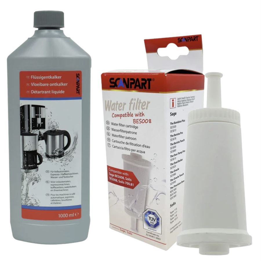 Levně Scanpart filtr do kávovaru (kompatibilní Sage BES008) 1 ks + Scanpart SCA2790000156 1 l
