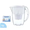 Filtrační konvice Aquaphor Amethyst bílá 2,8 l + 1 ks filtru Aquaphor Maxfor+