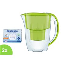 Filtrační konvice Aquaphor Amethyst zelená (citrónová) 2,8 l + 2 ks filtru Aquaphor Maxfor+