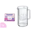 Aquaphor Glass filtrační skleněná konvice bílá 2,5 l + 1 ks filtru Aquaphor Maxfor+ Mg