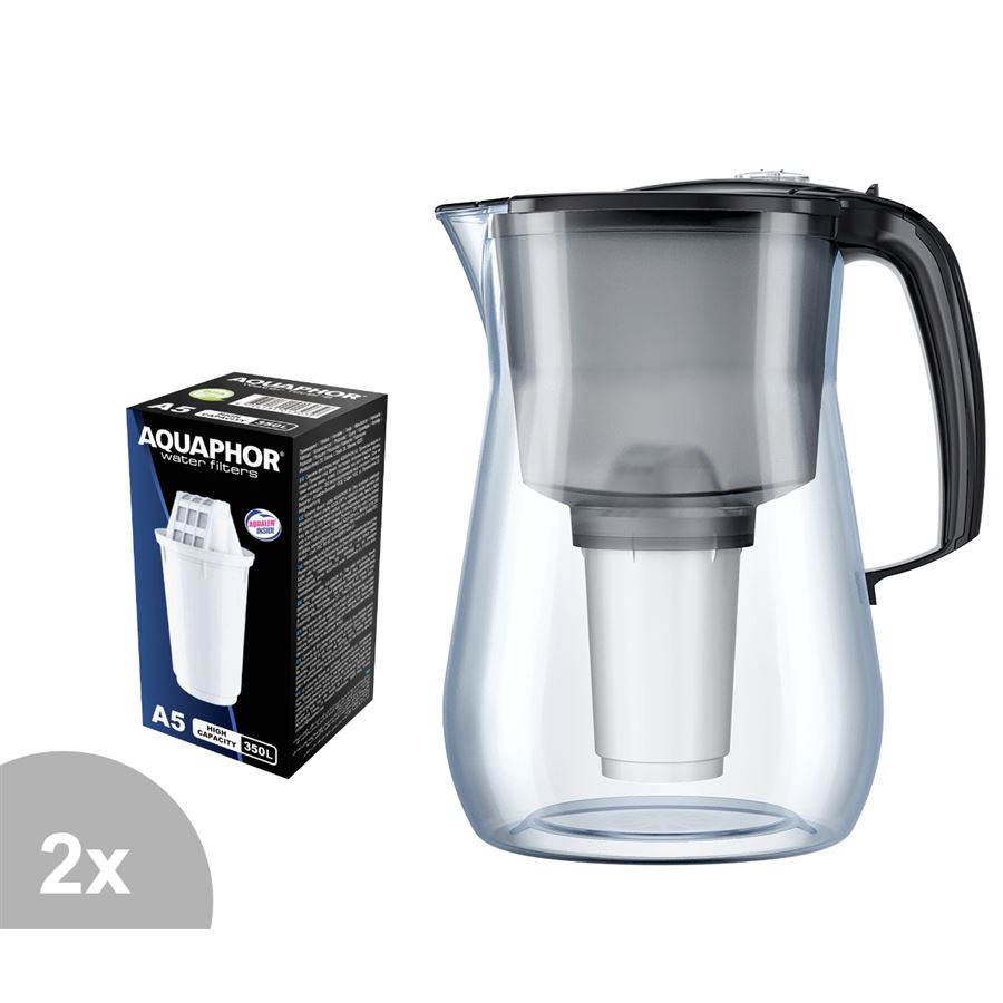 Levně Aquaphor Provance černá + 2 ks filtru Aquaphor A5