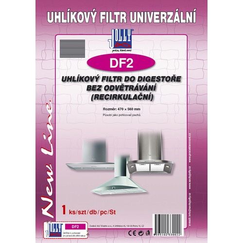 Jolly DF2 univerzální tukový filtr do digestoře bez odvětrání (470x560 mm)