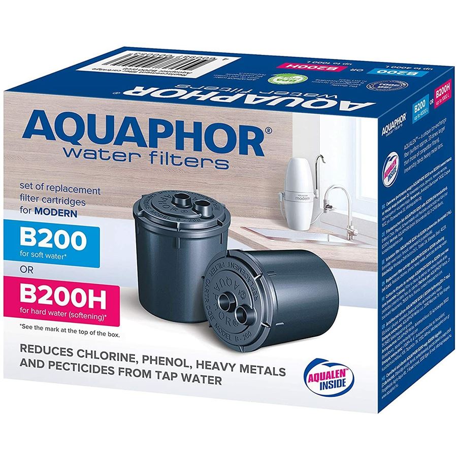 Aquaphor B200-H změkčovací náhradní sada 2 ks filtrů pro zařízení Modern (pro tvrdou vodu)