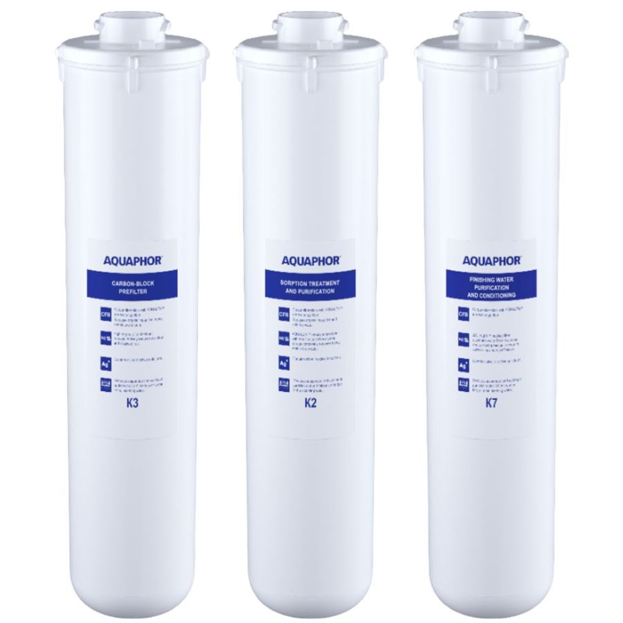 Levně Aquaphor K3-K2-K7 sada filtračních vložek Crystal