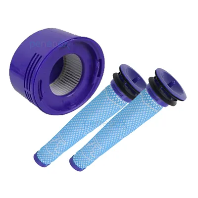 Náhradní výstupní filtr Dyson 967478-01 1 ks + Motorový HEPA filtr Dyson 965661-01 pro vysavače Dyson V6/V7/V8/DC58/DC59 2 ks