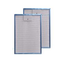 Hliníkový tukový filtr digestoř 267 x 305 x 9 mm AEG, ARISTON, BEKO, WHIRLPOOL, FKA040, 2 ks