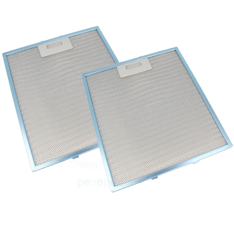 Levně Hliníkový tukový filtr digestoř 267 x 305 x 9 mm AEG, ARISTON, BEKO, WHIRLPOOL, FKA040, 2 ks