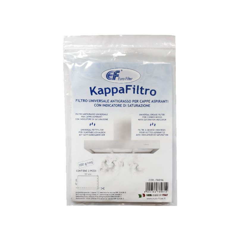 Levně Univerzální tukový filtr do digestoře s odvětráváním proti mastnotám 470 x 570 mm, 2 ks