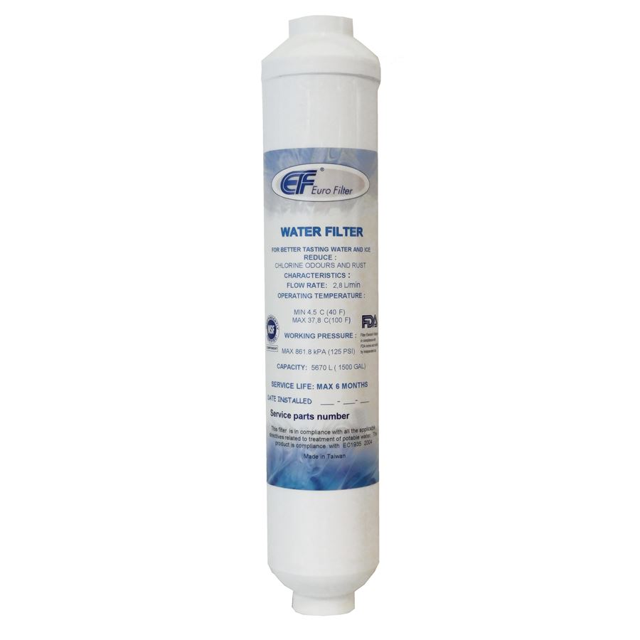 Euro Filter WF010 univerzální filtr do lednice na hadičku (Samsung DA29-10105J, LG 5231JA2010B / Electrolux 4055050316 General Electric GXRTQR)