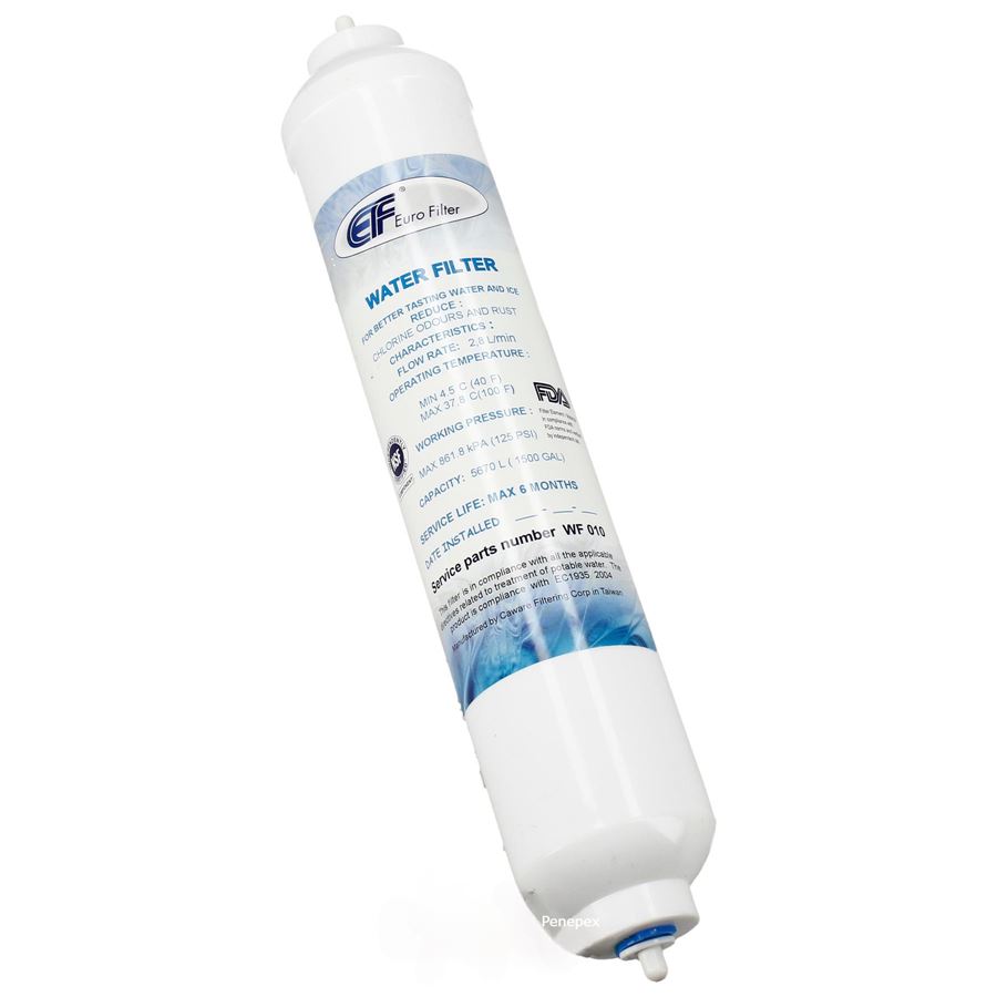 Euro Filter WF010 univerzální filtr do lednice na hadičku (Samsung DA29-10105J, LG 5231JA2010B / Electrolux 4055050316 General Electric GXRTQR)