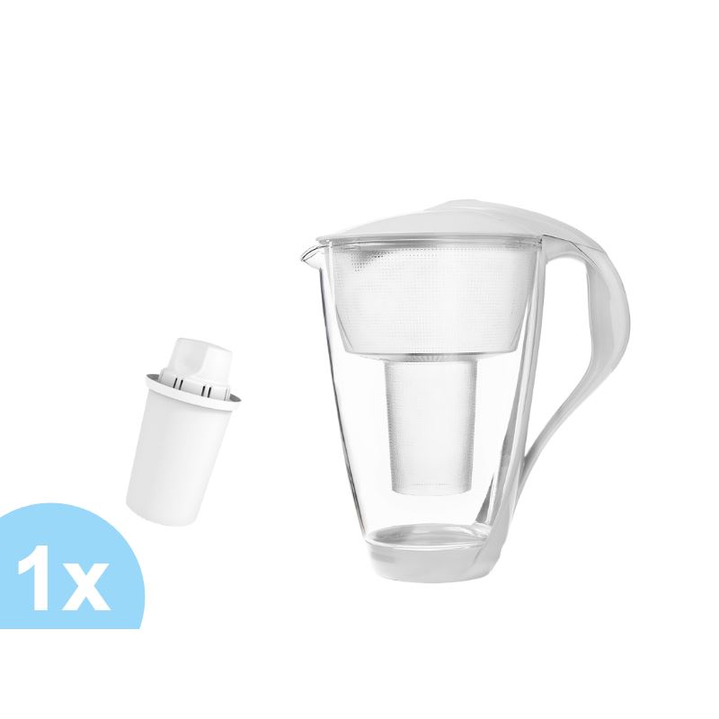 Levně DAFI konvice LED senzor skleněná 2,0 l bílá