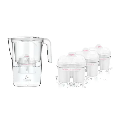 Filtrační konvice BWT VIDA MEI bílá + 3 ks filtr BWT Mg2+ 