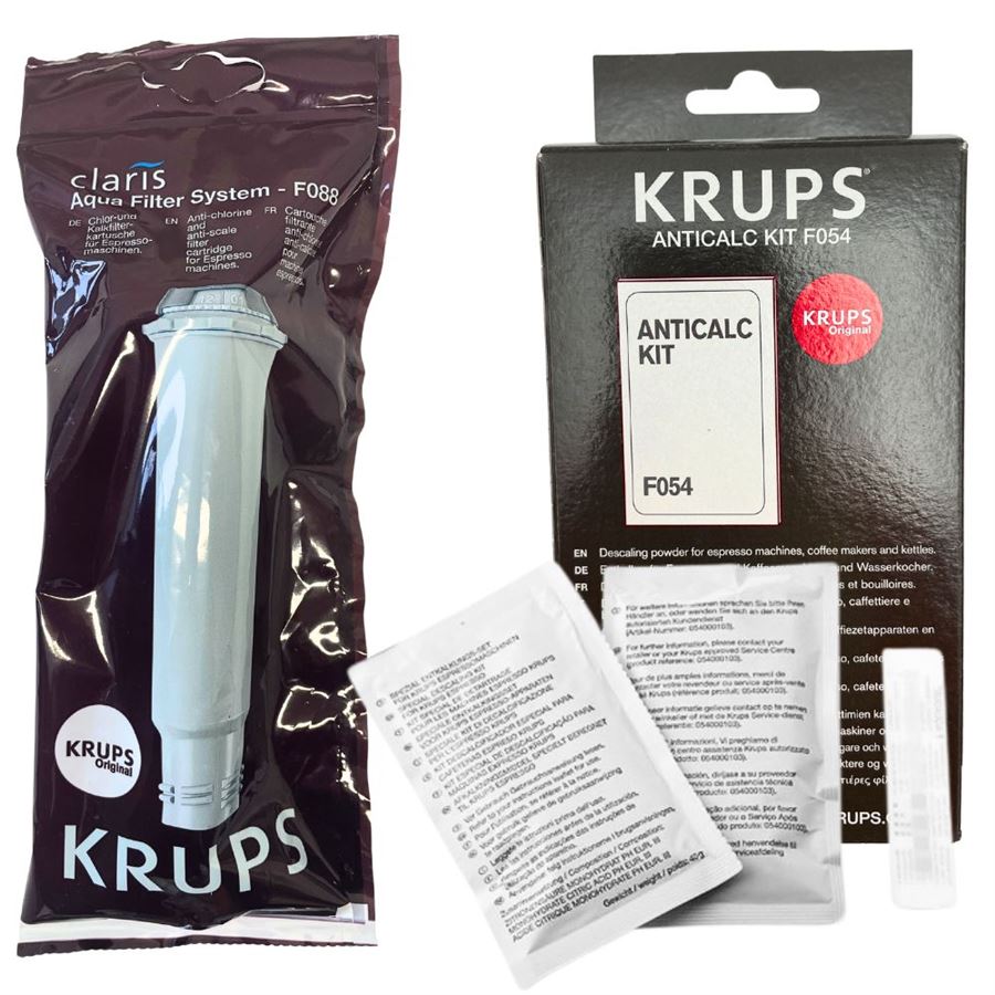 Levně Krups F08801 Aqua Filter Claris + F0540010 odvápňovač