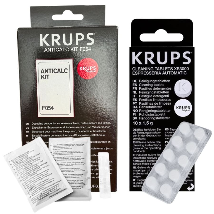 Levně Krups F0540010 odvápňovač + XS300010 čisticí tablety