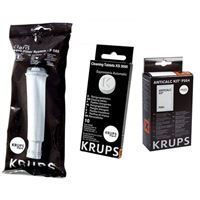 Krups F08801 Aqua Filter Claris + F0540010 odvápňovač + XS300010 čisticí tablety