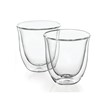 DeLonghi skleničky na cappuccino 2 ks 190 ml