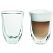 DeLonghi skleničky na latte macchiatto 2 ks 220 ml