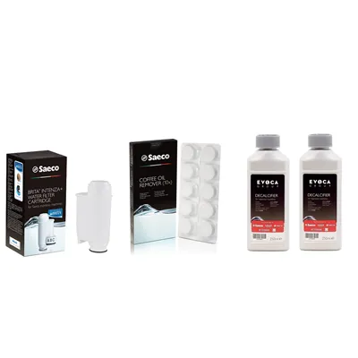 Saeco / Philips Brita Intenza+ + CA6700 odvápňovač 500 ml + CA6704/99 čisticí tablety do spařovací jednotky