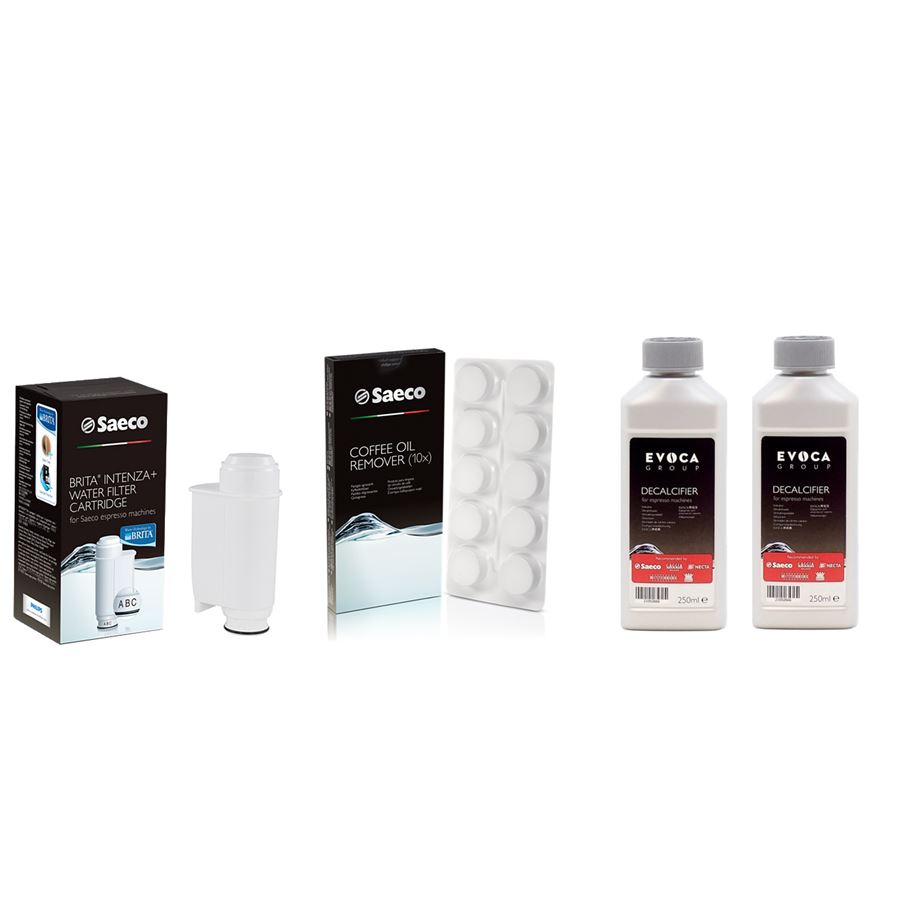 Levně Saeco / Philips Brita Intenza+ filtr + CA6700 odvápňovač 500 ml + CA6704/99 čisticí tablety do spařovací jednotky