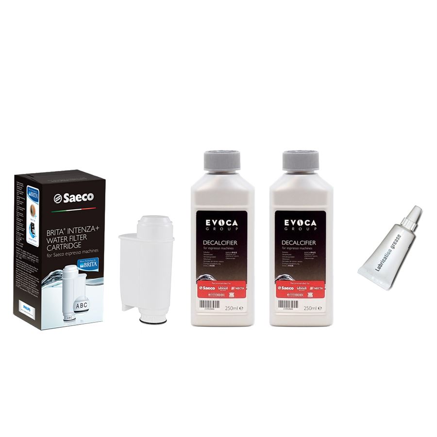 Levně Saeco / Philips Brita Intenza+ filtr + CA6700 odvápňovač 500 ml + Saeco mazivo pro spařovací jednotku