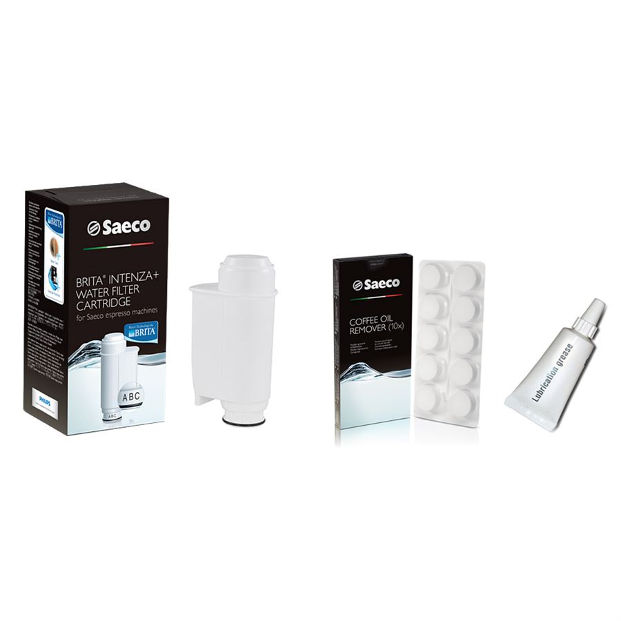 Levně Saeco / Philips Brita Intenza+ filtr + CA6704/99 čisticí tablety do spařovací jednotky + Saeco mazivo pro spařovací jednotku